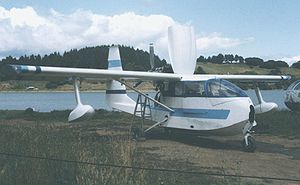 Warbird Picture - Spencer Air Car at Mill Valley Seaplane base near San Francisco in April 1989 with engine cowling open