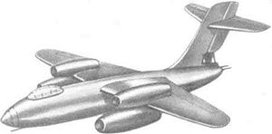 Warbird Picture - Drawing of Su-10 prototype