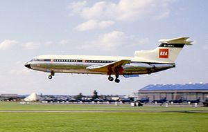 Warbird Picture - Trident 1 G-ARPC at the SBAC Farnborough Airshow, 8 September 1962.