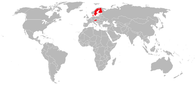 Airplane Picture - former Saab 35 Draken Operators in red