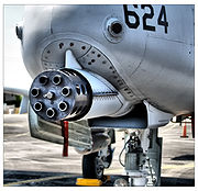 Airplane Pictures - A-10 30 mm GAU-8 Gatling gun