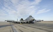 Airplane Pictures - An A-10 after a gear-up landing at Edwards AFB, CA
