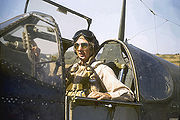 Airplane Pictures - Lt Col Charles 'Mac' McMillin sitting in an A-36A in India, 1945. He had finished his 100 missions and was an instructor in a replacement training unit (RTU) while awaiting orders home