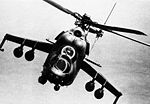 Airplane Pictures - Soviet Mi-24 epitomized combat helicopter usage in aerial warfare during the Russo-Afghan war in the '80s