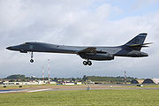 Airplane Pictures - USAF B-1B Lancer arrives at RIAT 2008