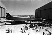 Airplane Pictures - First B-1B debuted outside a hangar in Palmdale, California, 1984