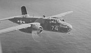 Airplane Pictures - USAAF B-25C/D. Note the early radar fitted to the nose