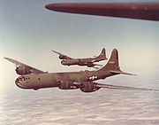 Airplane Pictures - YB-29 Superfortresses in flight