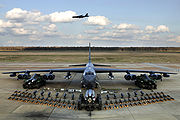airplane pictures - Boeing B-52H static display with weapons, Barksdale AFB 2006