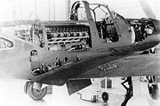 Warbird Picture - Bell P-39 Airacobra center fuselage detail with maintenance panels open