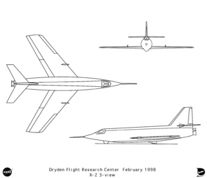 Airplane picture - X-2 diagram