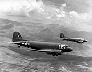 Airplane Pictures - Paratroop C-47, 12th Air Force Troop Carrier Wing. Invasion of southern France, 15 August 1944