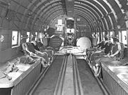 Airplane Pictures - Interior view of Douglas C-47, Hendon Aerodrome, England