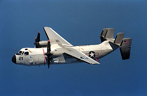 Airplane Pictures - A C-2A in July 1988, based at Naval Air Station, Sigonella (Sicily, Italy)