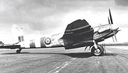 Airplane Pictures - Mosquito FB.VI of 613 (City of Manchester) Squadron wearing D-Day stripes at RAF Lasham in June 1944