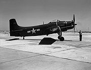 Warbird picture - Douglas XBT2D-1 Skyraider prototype.