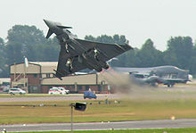 Airplane Picture - Royal Air Force Typhoon taking off.