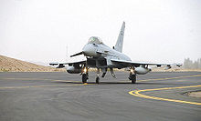 Airplane Picture - A Saudi Eurofighter Typhoon at Taif Air base