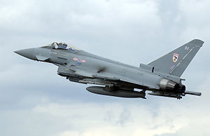 Airplane Picture - A Eurofighter Typhoon F2 of the RAF