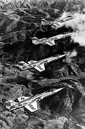 Airplane picture - Four-aircraft formation of F-104A-5-LO