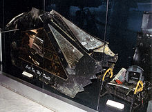 Airplane Picture - Canopy of F-117 shot down on 27 March 1999, near the village of Buđanovci, Serbia (Museum of Aviation in Belgrade).