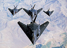 Airplane Picture - F-117s in formation.