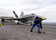 Airplane Pictures - U.S. Navy F/A-18C from VFA-131 launches from French aircraft carrier Charles de Gaulle off the Virginia Capes