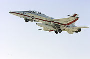 Airplane Pictures - An F/A-18B Hornet assigned to the U.S. Naval Test Pilot School