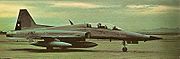 Airplane picture - Chilean F-5F Tiger II just after delivery (1977).