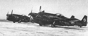 Airplane Pictures - 46-363 and another unidentified 68th FS F-82G on the alert ramp at Kimpo AB, South Korea