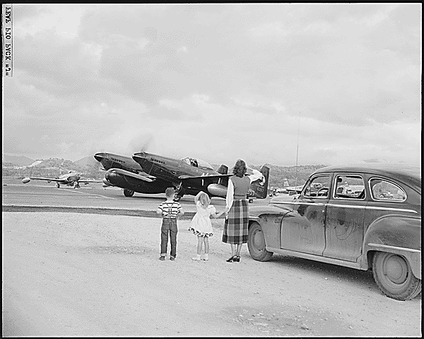 Airplane Pictures - Farewell from family of Air Force Capt. Johnnie Gosnell, flying with the 68th All-Weather Fighter Interceptor Squadron at Itazuke AB Japan on another mission over Korea