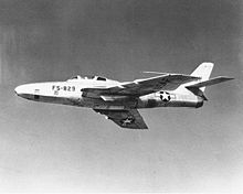 Airplane picture - RF-84F Thunderflash, the reconnaissance version of the F-84F 