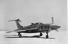 Airplane picture - The XF-84H Thunderscreech prototype