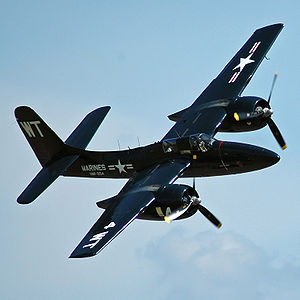 Airplane Pictures - United States Marine Corps F7F-3P in flight