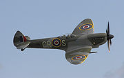 Airplane Pictures - This Supermarine Spitfire XVI was typical of World War II fighters optimized for high level speeds and good climb rates