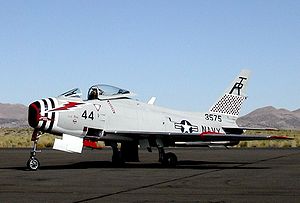 The last flying FJ-4 in United States Navy colors