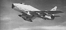 An FJ-4B with six rocket pods