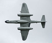 Warbird picture - Preserved Meteor NF11 displays at Kemble, England, in 2009