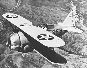 Warbird picture - A F2F-1 of fighter squadron VF-2B, USS Lexington (CV-2)