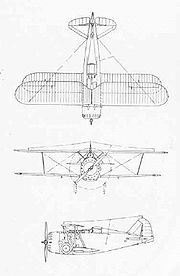 3-side drawing of a F3F-1