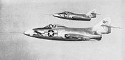 Warbird picture - Airplane picture - The XF9F-2 and XF9F-3 prototypes in 1948