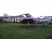 Airplane picture - Armstrong Whitworth Sea Hawk FGA.6 (serial number WV797) at the Midland Air Museum, England