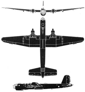 Warbird picture - he 177 drawing