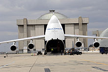 Airplane Picture - An-124 at Moffett Federal Airfield transporting USAF helicopters to Afghanistan