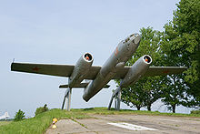 Airplane Picture - Ilyushin Il-28 monument at Tambov, Russia