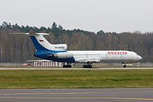 Airplane Picture - Tu-154M on departure at Domodedovo airport