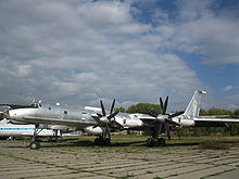 Airplane Picture - Tu-142 Bear F at the Kiev State Aviation Museum, Ukraine.