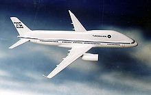 Airplane Picture - The planned experimental Tupolev Tu-206.