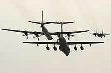Airplane Picture - A Tu-95MS simulating aerial refueling with an Ilyushin Il-78 during the Victory Day Parade in Moscow on 9 May 2008.