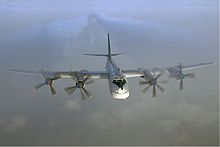 Airplane Picture - A Tu-95MS in-flight over Russia in 2007.